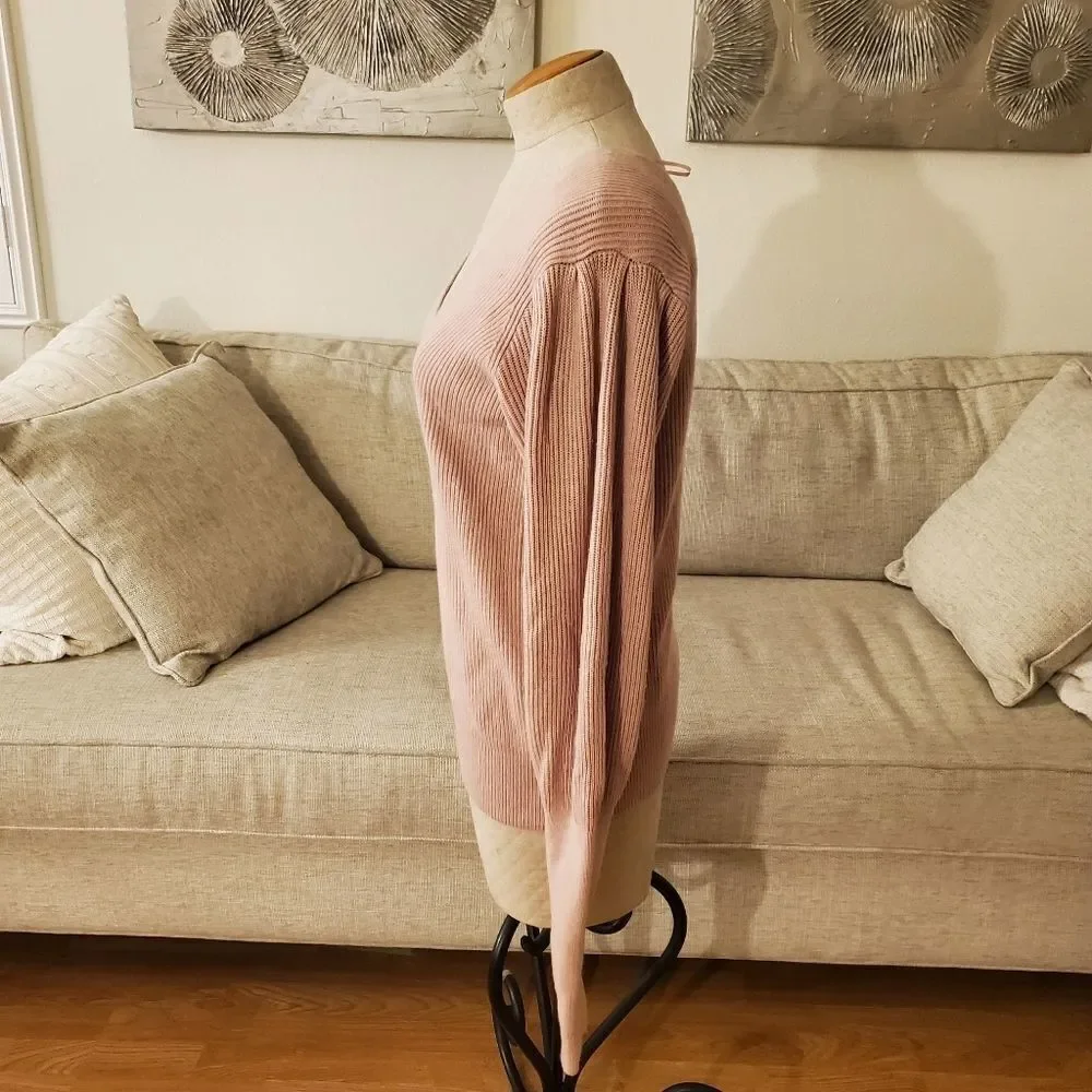 Free People Gingersnap Sweater sz Medium in Pink